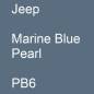 Preview: Jeep, Marine Blue Pearl, PB6.